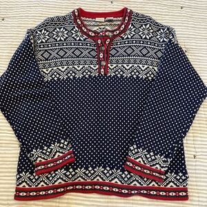 LL BEAN FAIR ISLE SWEATER